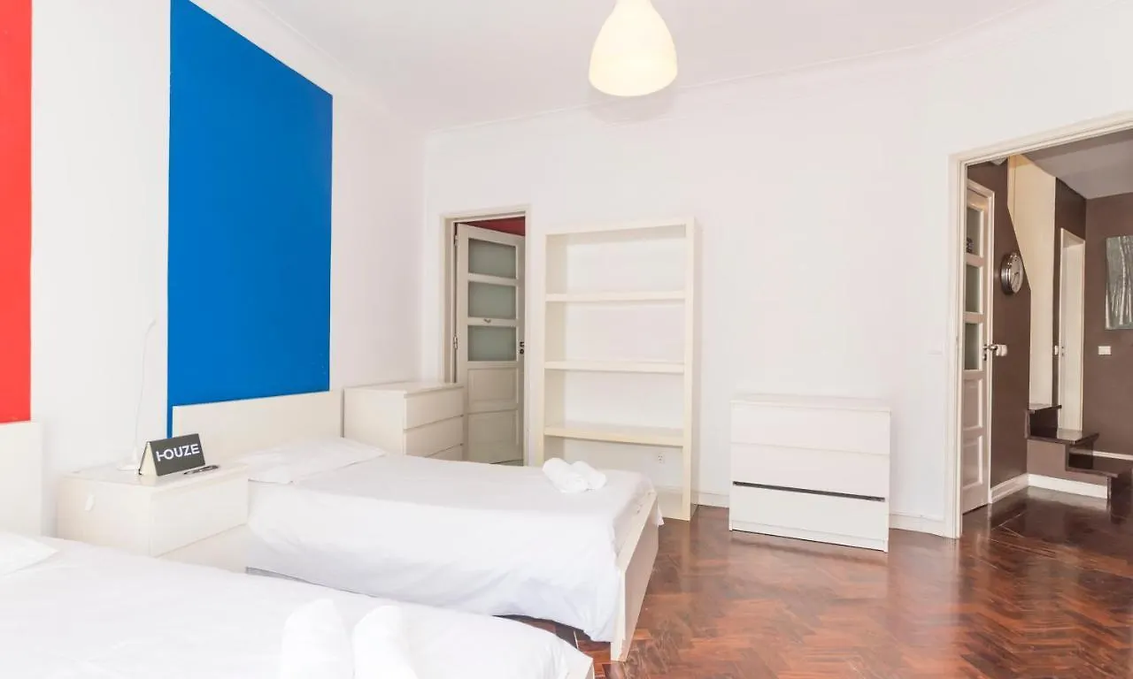 Houze_City Center, 5 Rooms Flat W/ Sunny Terrace Lisboa 0*,